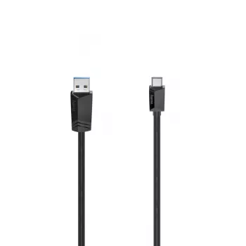 Kabel USB Hama 00200657 1m USB A USB C USB 3.2 Gen 2 10 Gbit/s Czarny