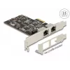 DeLOCK PCI Express x2 Card to 2 x RJ45 2.5 Gigabit LAN i225