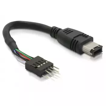 Kabel FireWire DeLOCK 82379 0,016 m czarny Męski/Męski