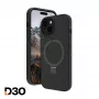 Etui ochronne dbramante1928 Iceland Ultra D3O MS Kick do iPhone 17e/16e/15/14/13, 6,1 cala (15,5 cm), czarne