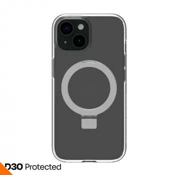 Tylna osłona dbramante1928 Iceland Ultra do Apple iPhone 15 z podstawką, kompatybilna z MagSafe
