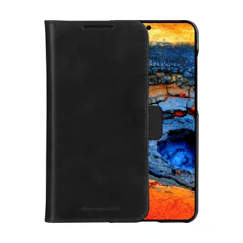 Etui z klapką do telefonu dbramante1928 Lynge dla Samsung Galaxy S25+ — pasuje do ekranów 17 cm (6,7 cala), czarne