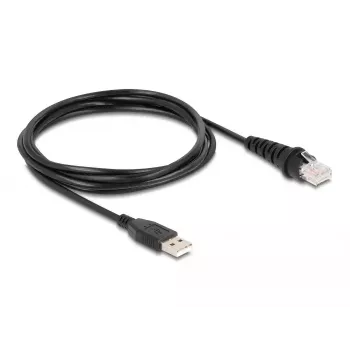 DeLOCK USB skaner kodów kreskowych 1D i 2D przewodowy do instalacji stacjonarnej