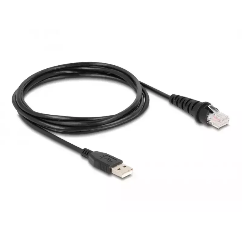 DeLOCK USB skaner kodów kreskowych 1D i 2D przewodowy do instalacji stacjonarnej