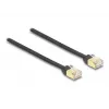 DeLOCK RJ45 kabel zwijany Cat.6A STP 1,5 m czarny żółty