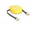 DeLOCK RJ45 kabel zwijany Cat.6A STP 1,5 m czarny żółty