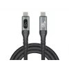 DeLOCK USB 40 Gb/s Dane i szybkie ładowanie kabel koncentryczny 1 m USB PD 3.1 240 W