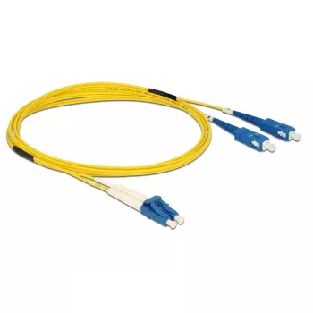 Kabel światłowodowy DeLOCK 84610 2m LC SC żółty