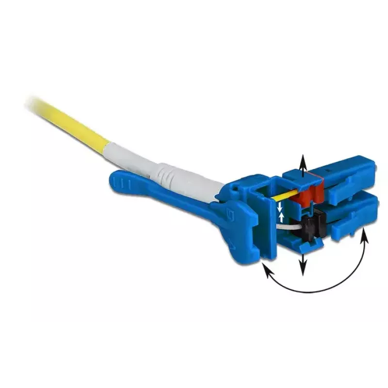 Kabel światłowodowy DeLOCK 85086 5m LC żółty