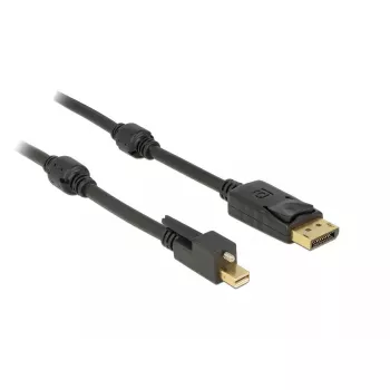 Kabel DisplayPort DeLOCK 83721 Mini DisplayPort 1m czarny