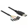 Kabel USB DeLOCK 1,8 m USB2.0-A/TTL 6-pin czarny