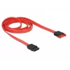 Kabel SATA DeLOCK 83956 1 m SATA 7-pin Czarny Czerwony