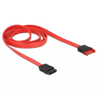 Kabel SATA DeLOCK 83956 1 m SATA 7-pin Czarny Czerwony