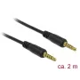 Kabel audio DeLOCK 85697 2m 3,5 mm Czarny