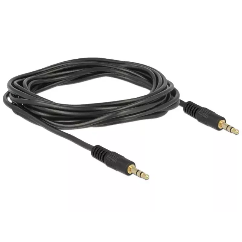 Kabel audio DeLOCK 3 m 3,5 mm M/M czarny