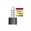 Kabel audio DeLOCK 84724 1.5m 3.5mm 3 x RCA Czarny
