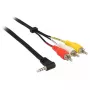 Kabel audio DeLOCK 84724 1.5m 3.5mm 3 x RCA Czarny