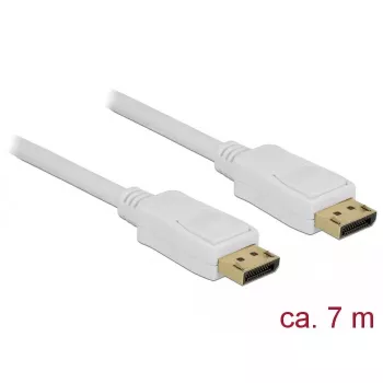 Kabel DisplayPort DeLOCK 84861 7 m Biały