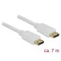 Kabel DisplayPort DeLOCK 84861 7 m Biały