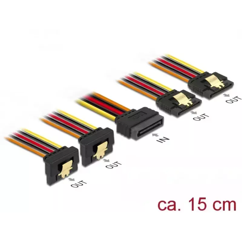 Wewnętrzny kabel zasilający DeLOCK 60150 0.15 m
