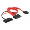Kabel SATA DeLOCK 0,3 m czerwony