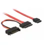 Kabel SATA DeLOCK 0,3 m czerwony