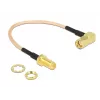 Kabel koncentryczny DeLOCK 0,16 m 2x RP-SMA