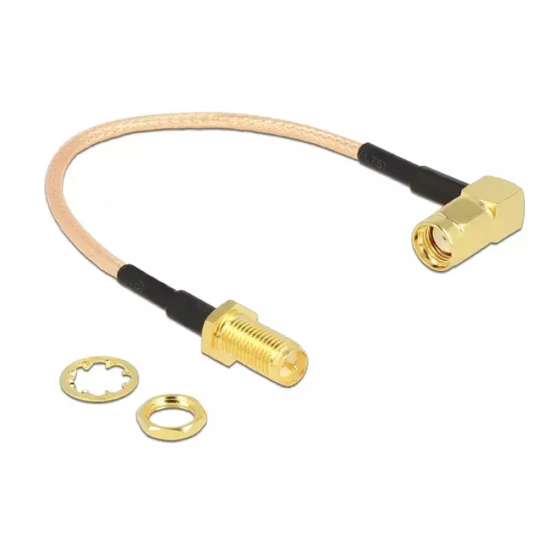 Kabel koncentryczny DeLOCK 0,16 m 2x RP-SMA