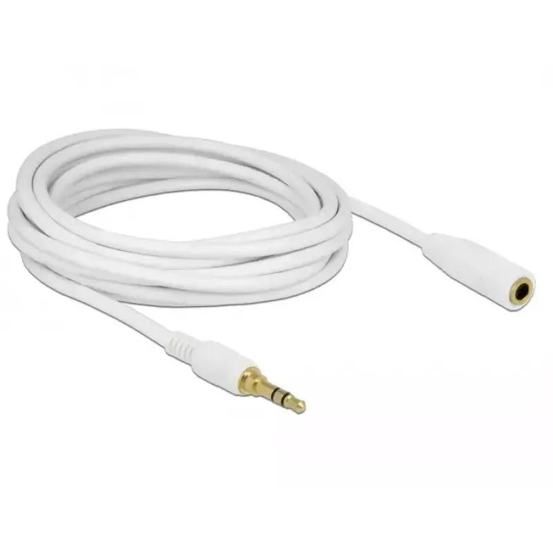 Kabel audio DeLOCK 85591 5m 3.5mm Biały