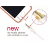 Kabel audio DeLOCK 85628 0,5 m 3,5 mm Biały