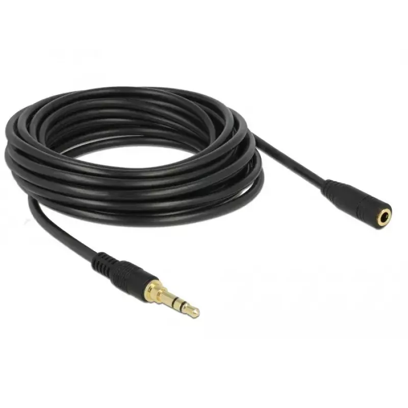 Kabel audio DeLOCK 85590 5 m 3,5 mm czarny