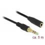 Kabel audio DeLOCK 85590 5 m 3,5 mm czarny