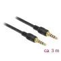 Kabel audio DeLOCK 85601 3m 3,5 mm Czarny