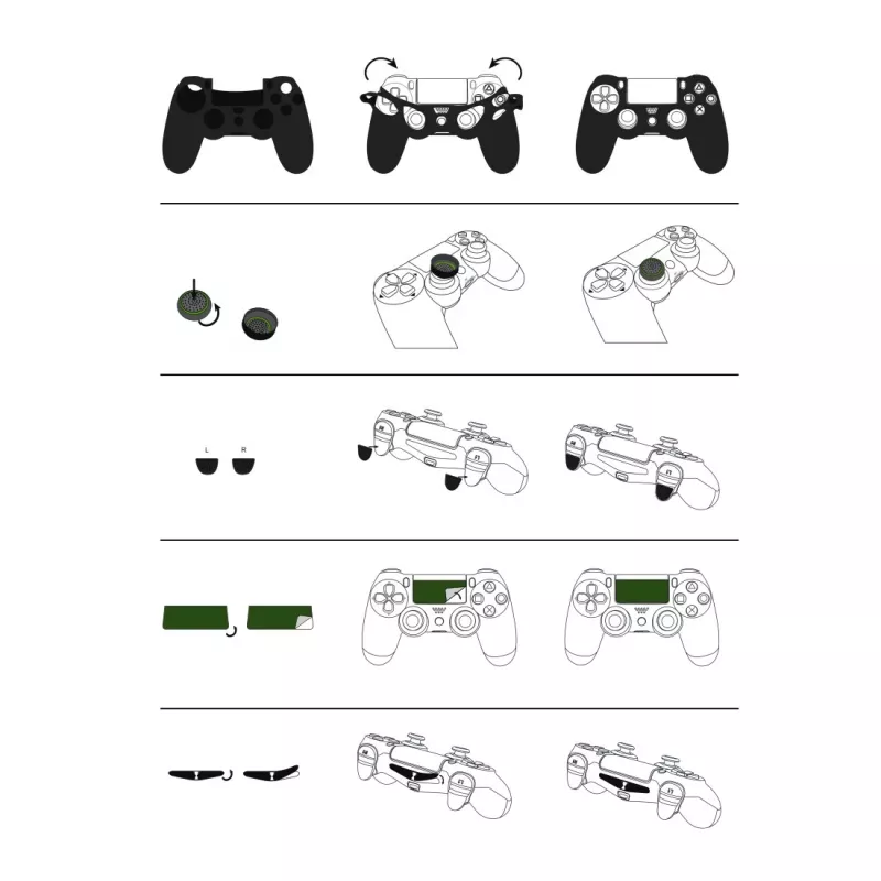 Hama Soccer, PlayStation 4, Czarny, zielony