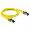 Kabel sieciowy DeLOCK 86581 RJ-45 Cat8.1 1m żółty