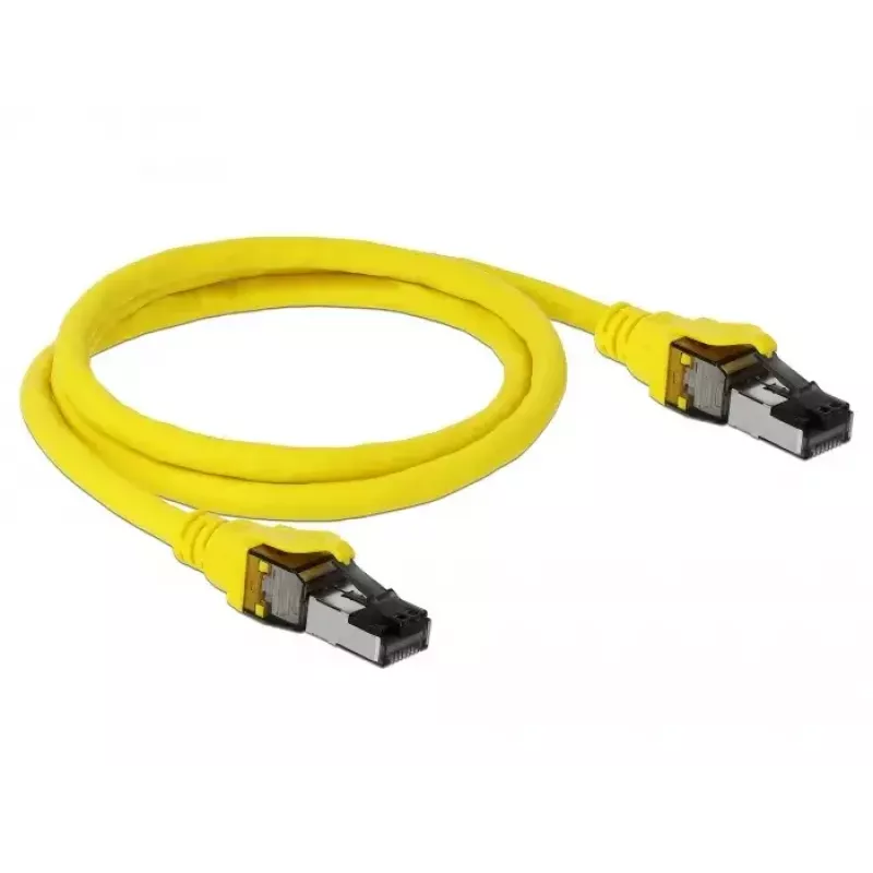 Kabel sieciowy DeLOCK 86581 RJ-45 Cat8.1 1m żółty