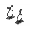 Haczyk na kabel DeLOCK 60176 czarny 10 sztuk