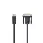 Hama 00205018 adapter kabla wideo 1,5 m HDMI typu A (standardowy) DVI-D czarny