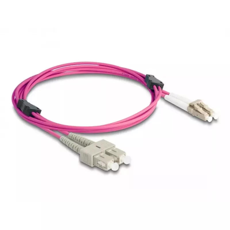 DeLOCK Kabel światłowodowy LC Duplex na SC Duplex OM4 2m