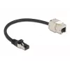 Kabel wtyk RJ45 do modułu Keystone RJ45 gniazdo DeLOCK 87022