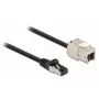 Kabel wtyk RJ45 do modułu Keystone RJ45 gniazdo DeLOCK 87022