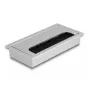 Przepust kablowy DELOCK 66861 do biurka, srebrny, 80×160×28 mm, 1 szt.