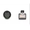 adapter kablowyowy DeLOCK M12, A-kodowany, 8-pinowe gniazdo żeńskie na wtyk męski RJ45, 50 cm