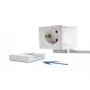DeLOCK 11497 Gniazdko CEE 7/3 + USB Biały 250V 16A