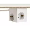 DeLOCK 11497 Gniazdko CEE 7/3 + USB Biały 250V 16A