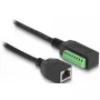 DeLOCK RJ45 kabel Kat.5e jack na blok zaciskowy 21,5 cm