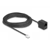 Kabel telefoniczny DeLOCK RJ11 wtyk do RJ45 gniazdo czarny 10 m