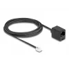 Kabel telefoniczny DeLOCK wtyk RJ11 na gniazdo RJ45 czarny 3 m