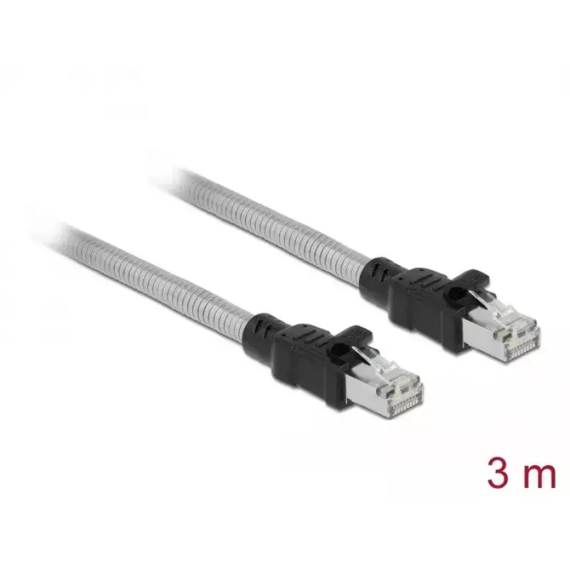 DeLOCK kabel RJ45 kat. 6A U/FTP z metalowym płaszczem 3 m