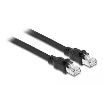 Kabel sieciowy DeLOCK RJ45 Cat.6A F/UTP 2m Czarny